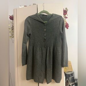 Cyrus cashmere charcoal knit sweater